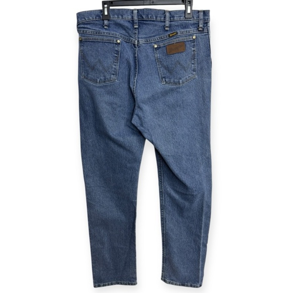 Wrangler Menโs 47 Advanced Comfort Blue Regular Fitโ Jeans Classic Style 36/36